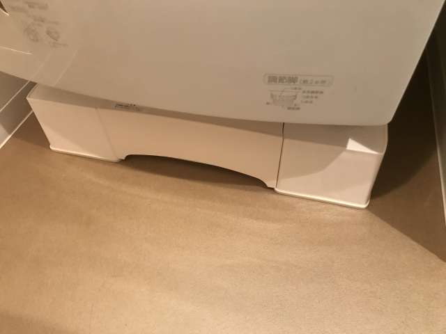 洗濯機かさ上げ「マルチメゾン」設置でマンション高圧洗浄対策へ！